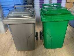 Контейнер пластиковый без педали, объем 120 литров