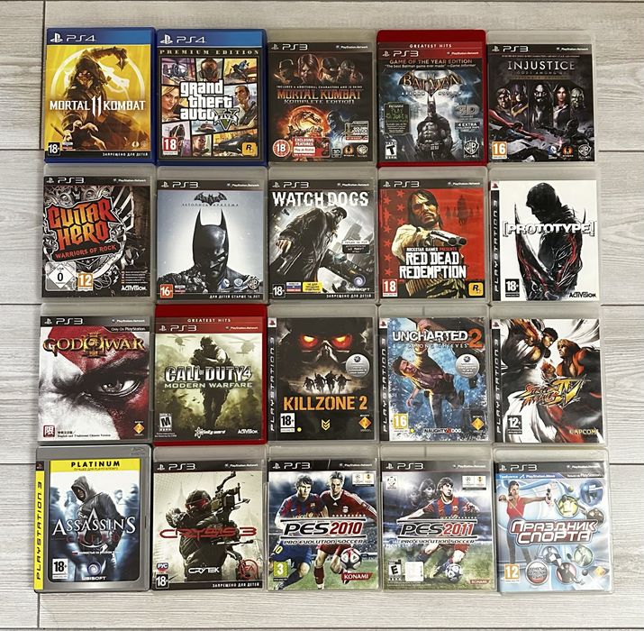 Продам игры на ps3/ps4/xbox360