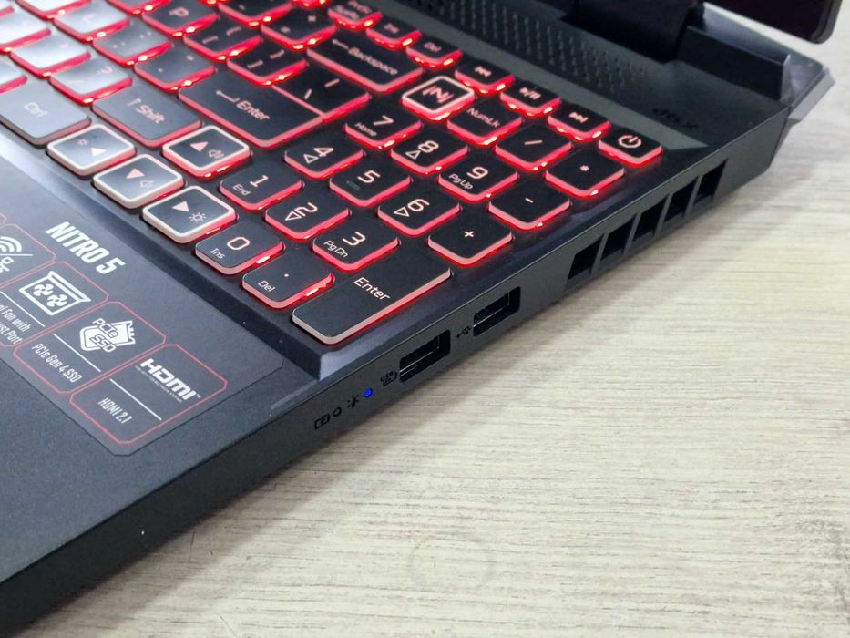 Геймърски лаптоп Acer Nitro 5 (AN515-46) | RTX 3070 Ti (8GB) | Ryzen 7 6800H | Кашон