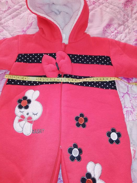 Много топъл, поларен гащеризон, размер 74