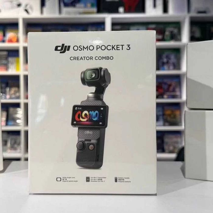 Новая Экшн-камера DJI Osmo Pocket 3 Creator Combo Black Доставка
