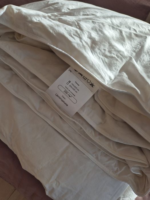 Всесезонна/Целогодишна олекотена завивка от гъши пух 150/210