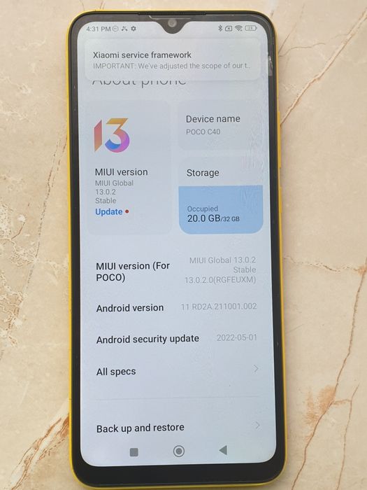 Xiaomi Poco C40 Nu Samsung