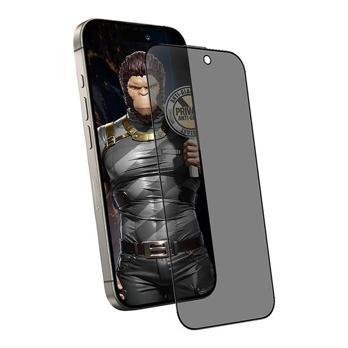 Blueo full cover anti-peep matte glass iphone 17