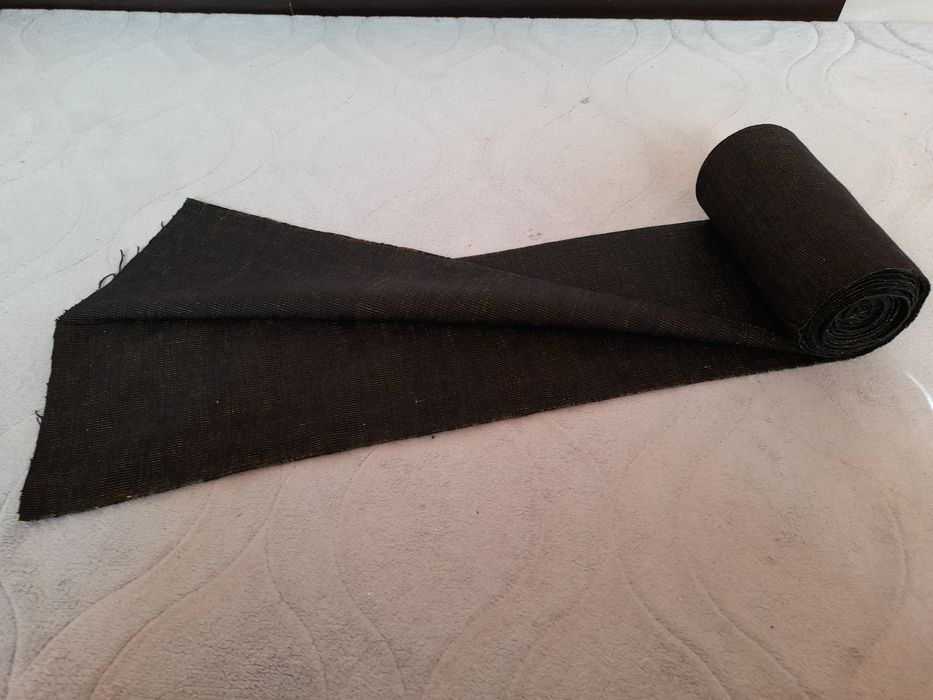 Стар ръчно тъкан плат 4,5 м на 40 см