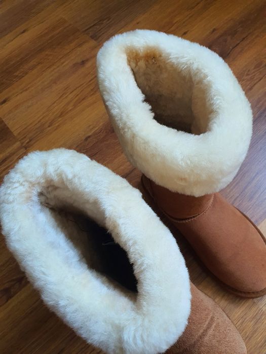 Cizme din piele tip UGG