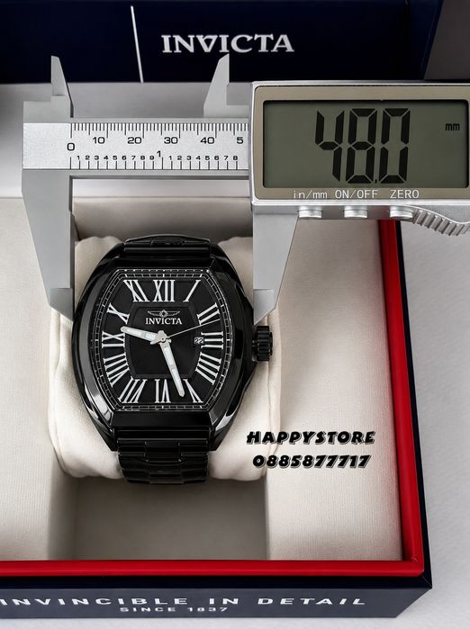 INVICTA Shadow Black 48 mm, Инвикта нов мъжки часовник