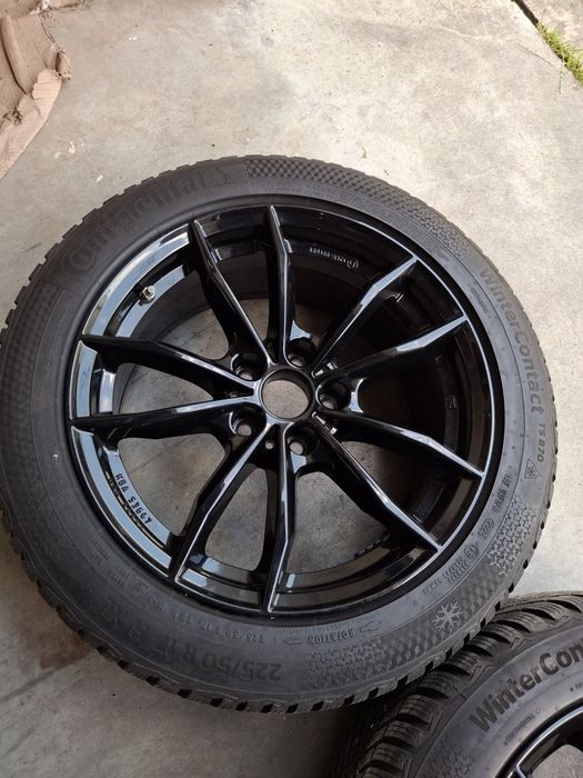 Set de jante r17 cu anvelope 225 50 r17 Continental