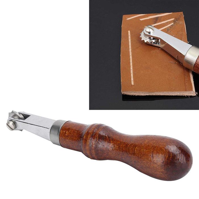 маркиращо сарашко, кожарско колело за кожа с 5 накрайника