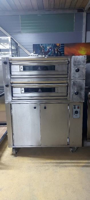 Пицца печь 2х секционная,  расстойка, пицца печь с расстойкой