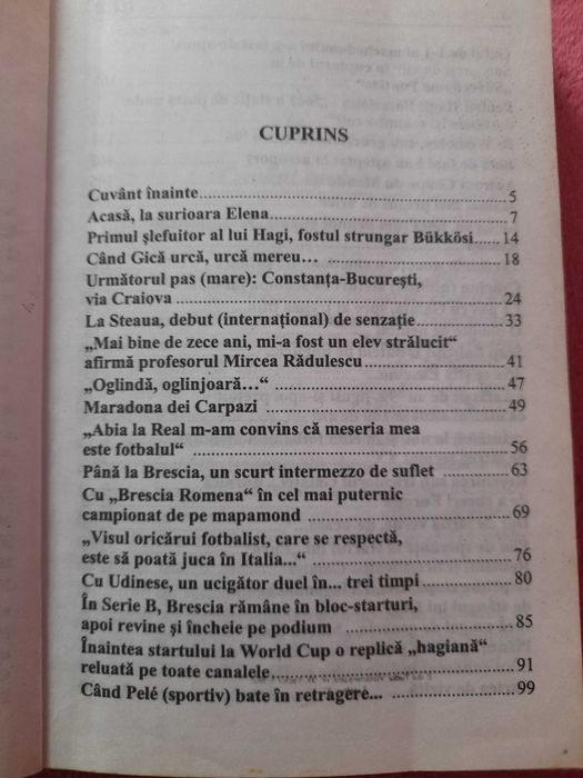 vand cartea Hagi, Gh. Nicolaescu, editura Economica, Bucuresti, 2001