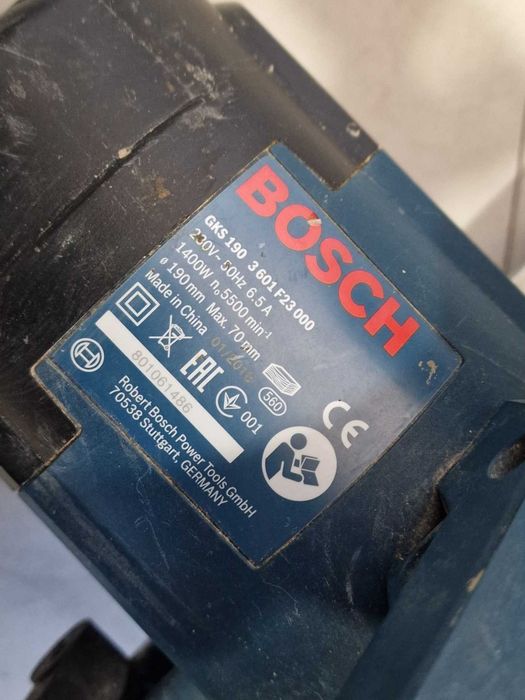 Ръчен циркуляр Bosch GKS 190, 1400 W, Ø 190 мм
