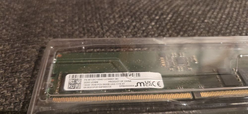 RAM Kit Micron 32GB DDR5 5600 Noi Garantie