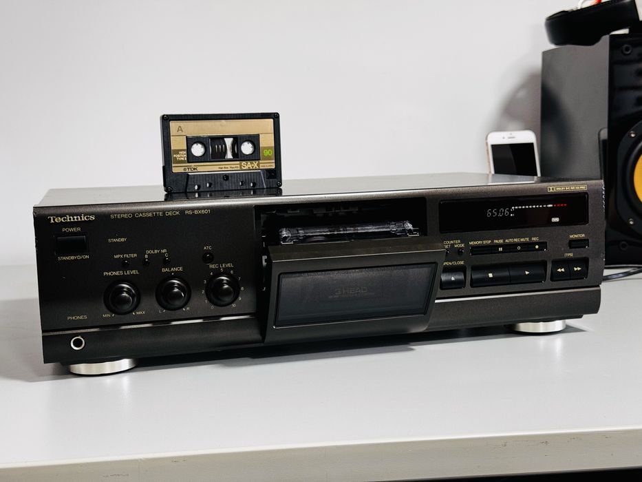 Deck de colecție TECHNICS RS-BX601, 3 HEAD,Tps,dolby,servisat,Japan !
