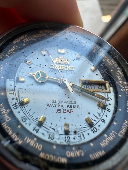 ORIENT World Time Automatic. 70-те години на миналия век.
