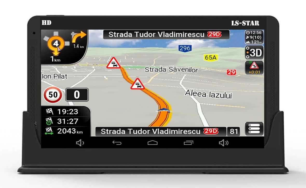 Navigatie GPS 7"HD Camion Full Europa, TMC, WiFi, camera traseu Botosani • OLX.ro