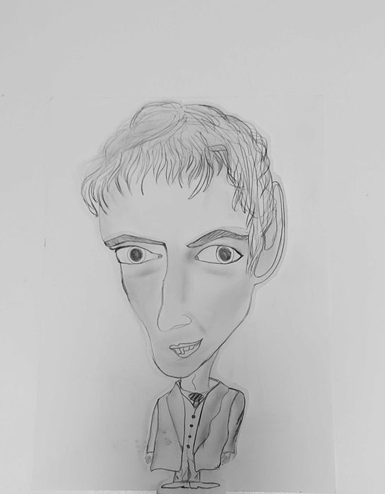 Caricaturi la comanda portret creion