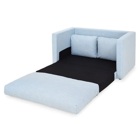 Canapea extensibilă roz pudrat