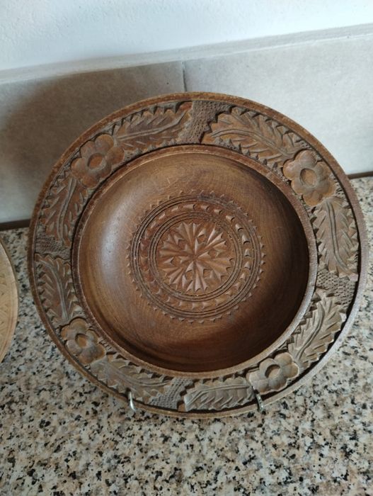 Farfurii lemn decorative