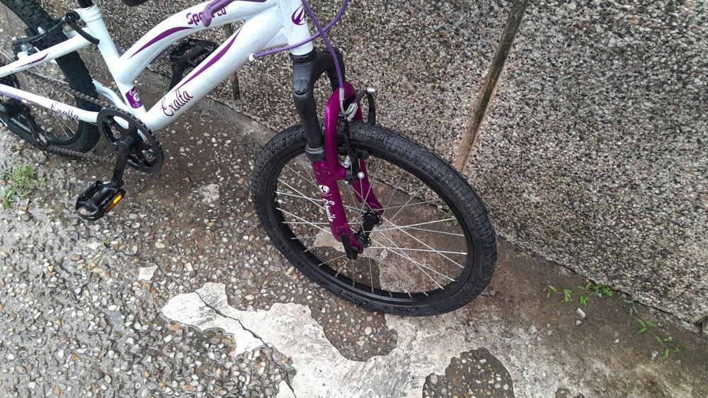 Bicicletă mtb copii ( fetiță 6-9 ani ) Exalta, 20 Inch, suspensie, 6 viteze