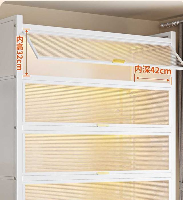 Kitob shkafi premium | Металл | Полки до 70 кг | Premium metall shkaf