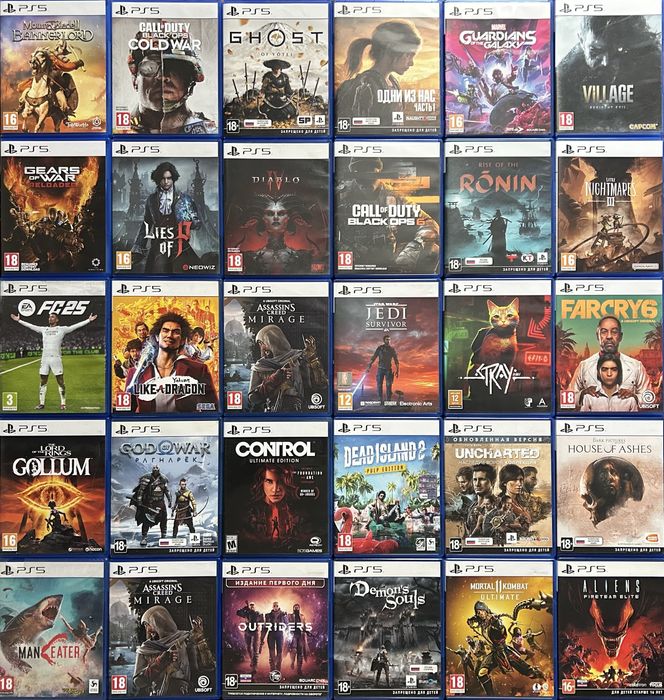 Игры на дисках Sony PlayStation