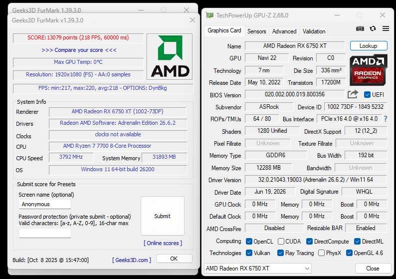 Rx 6750 xt 12gb phantom gaming