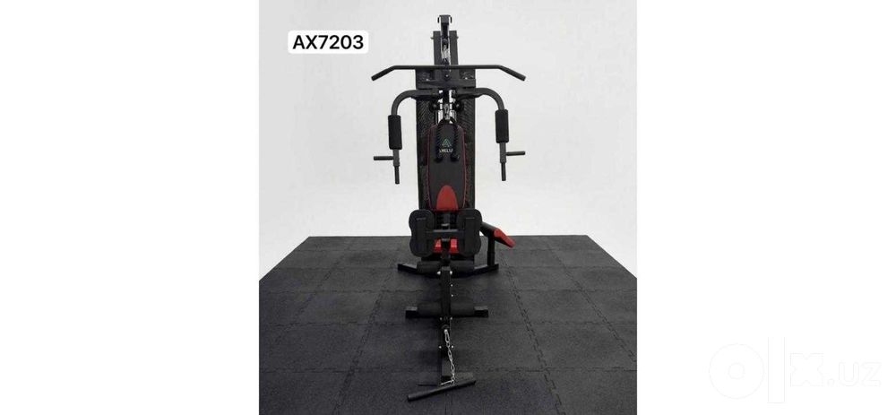 Силовой тренажёр AXELUS 7203, груз 45 кг, до 120 кг