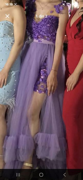 Rochie lungă eleganta mov