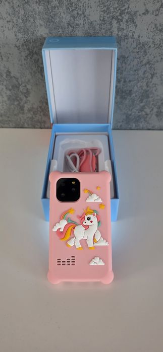 Telefon jucarie copii smartphone copii roz / albastru touchscreen NOU