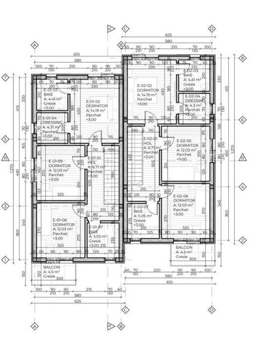 Duplex P+E, 120mp! Teren 400mp! Semifinisat! Loc. Dezmir!