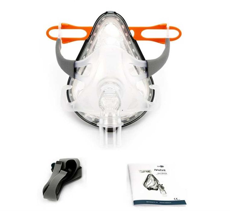 Full Face Маска за сънна апнея, за всички CPAP / ЦПАП апарати + каишка