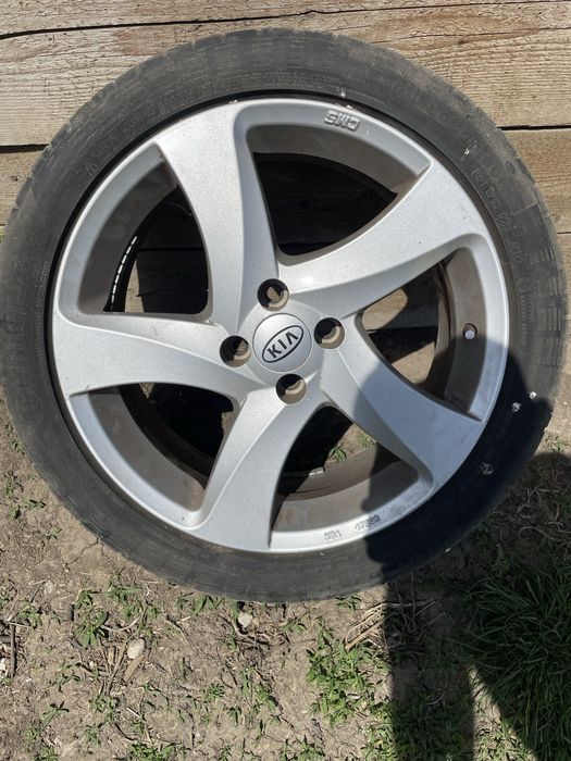 Jante aliaj 4x100 cauciucuri de vară Continental 215/45 R17