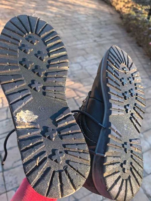 Ghete piele bărbați Deichmann nr. 44