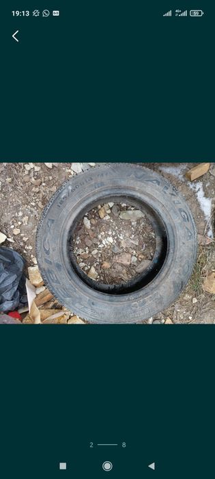 Cauciuc anvelopă iarnă 14 țoli și pentru roată rezervă...