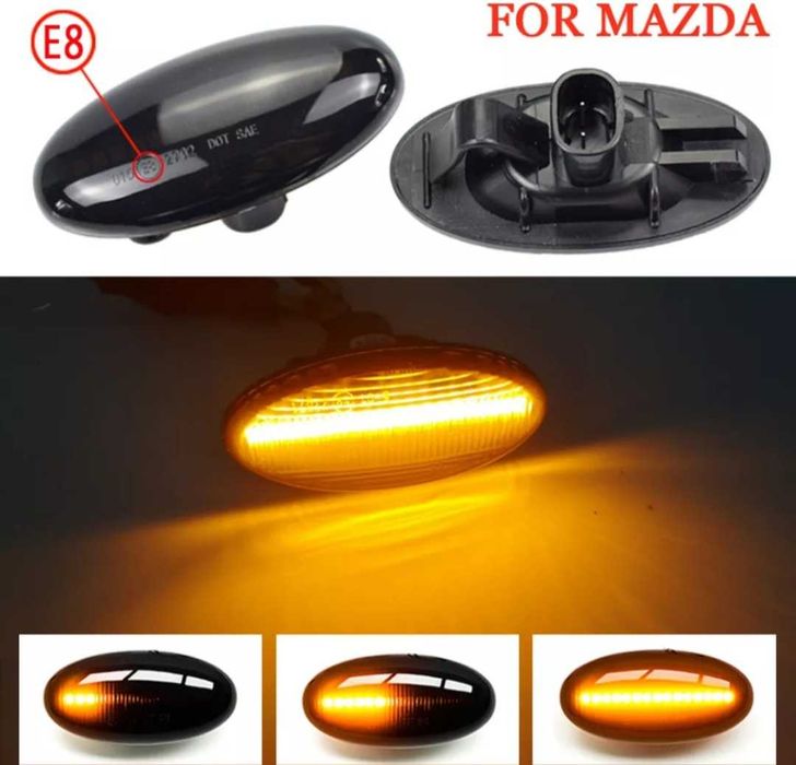 Бягащи мигачи динамични тип Dynamic LED за Mazda Мазда  3 5 6 лед