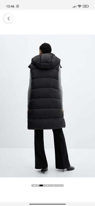 Mango Дамски пухен елек