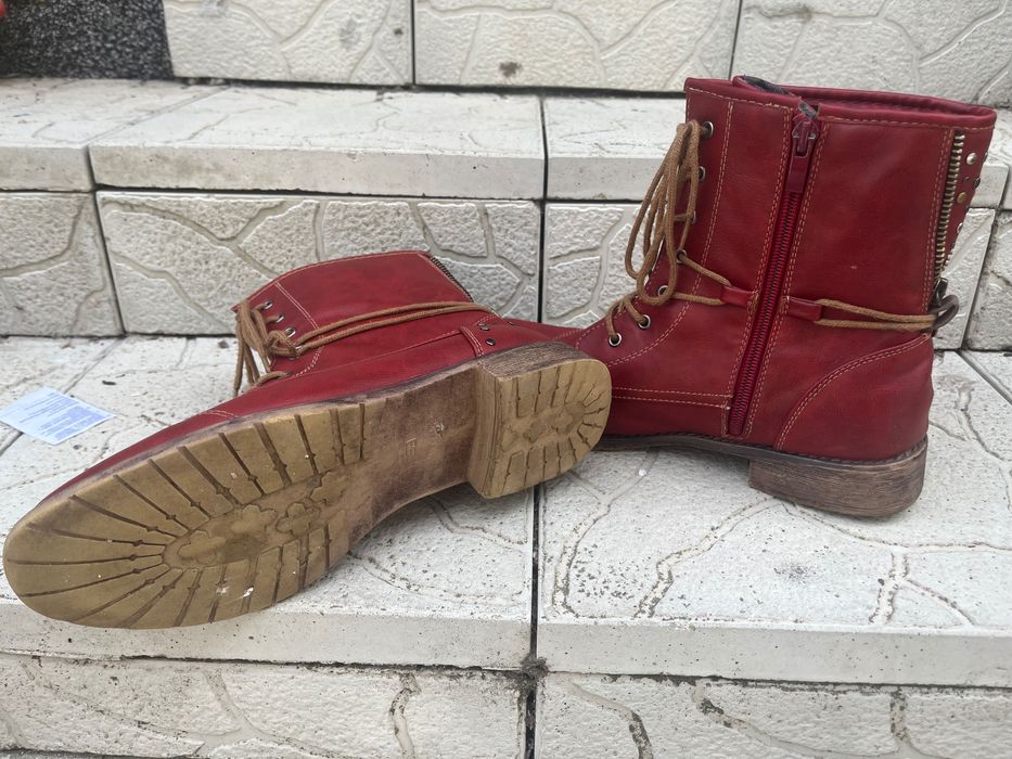 Дамски боти от естествена кожа