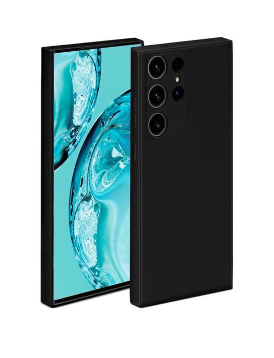 Husa Silicon Clara Neagra Samsung S21/S22/S23/S24/S25 PLUS Ultra