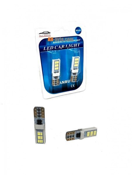 Лед крушки 2бр. за габарит T10-W5W 18LED 12V- А 2930-6