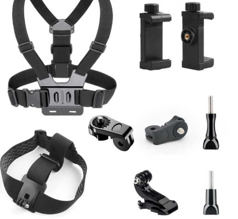комплект аксесоари за екшън камери 9 части GO PRO SJCAM,EKEN，телефон
