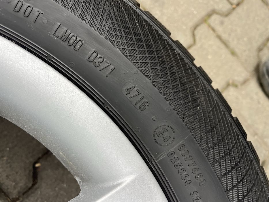 Jante aliaj 5x112mm anvelope iarna 225/55 R17 Audi A4 B8, B9, A5 A6 A7