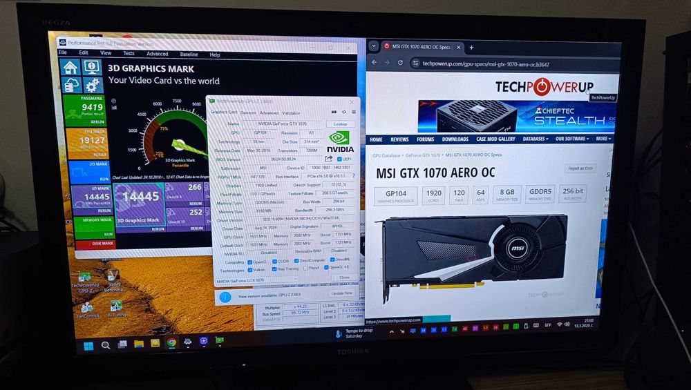 компютър за игри- Ryzen 5 2600 - GTX 1070 8GB - 16GB рам - 512 m.2 SSD