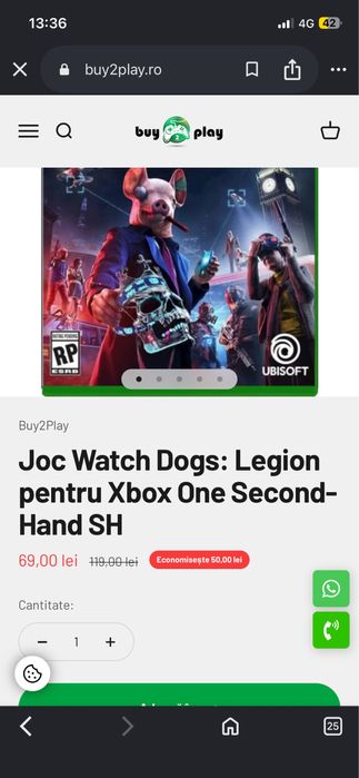 watch dogs legion xbox one/series x NU TRIMIT IN TARA