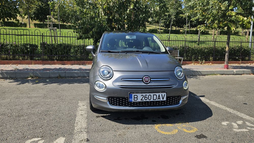 Fiat 500, Automat, 2016, motor 0.9 benzină, 85CP, Euro 6,Gri