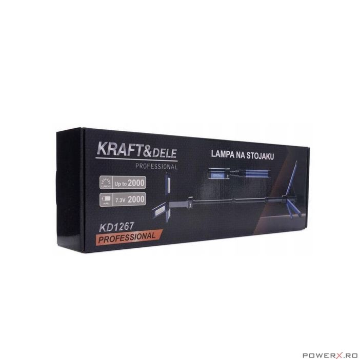 Proiector de lucru, baterie 4000 mAh 3.7V, led SMD, Kraft