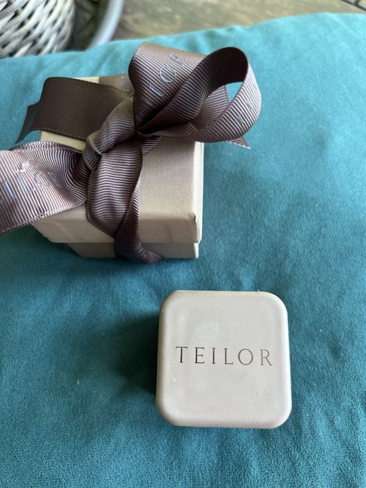 Inel logodna TEILOR aur galben 18K, 17 diamante 0,5, marime 51