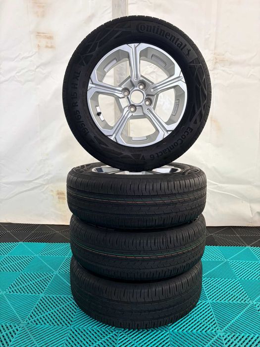 Jante noi cu anvelope noi vara 195 65 R15 Logan Sandero Dokker Clio