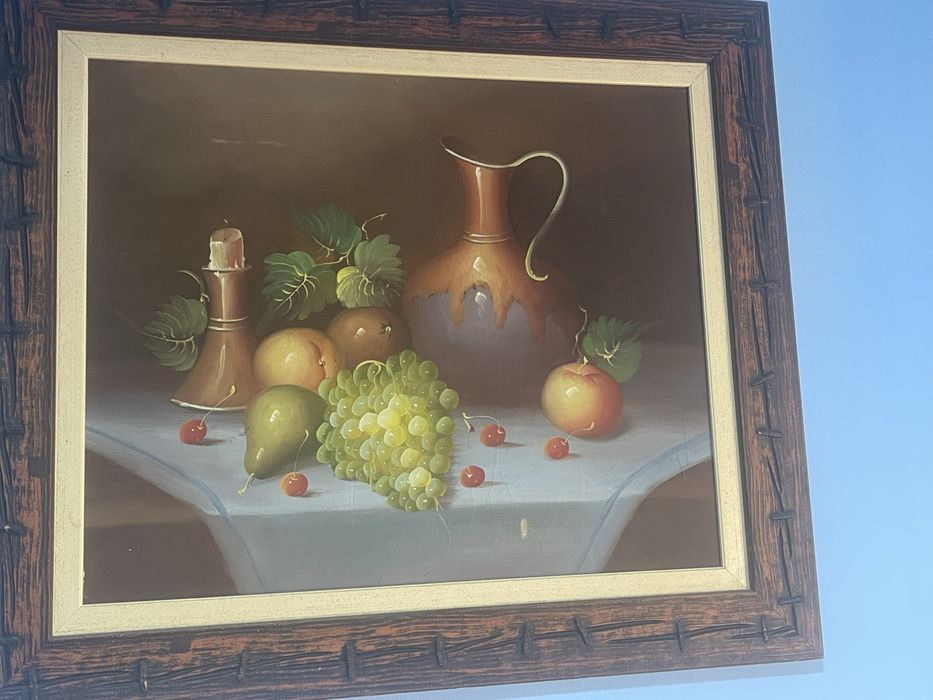 Tablou, panza , rama lemn