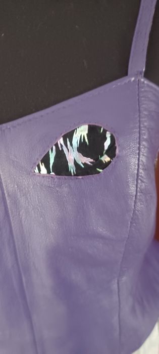 Top din piele naturala